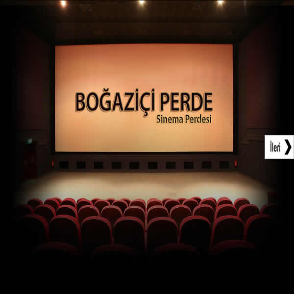 Konderans kongre merkezleri sunum (slayt) perdesi