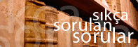 S�k�a sorulan sorular ve yan�tlar�